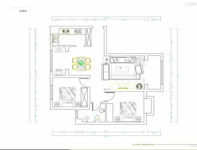 石家莊保利花園裝修效果圖
