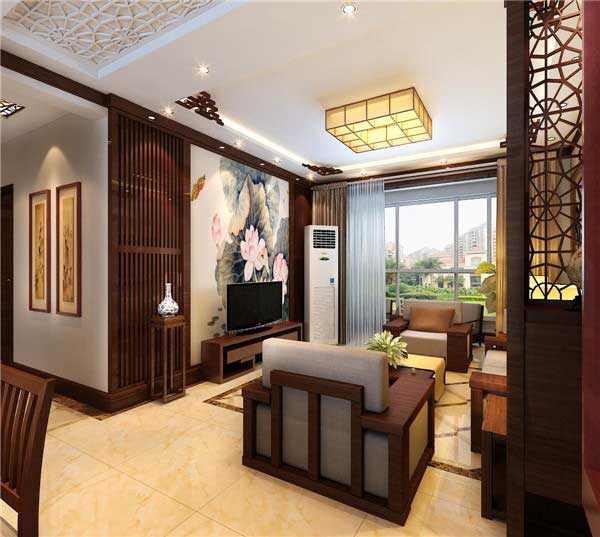 盛邦大都會139平米三室兩廳兩衛(wèi)新中式效果圖 盛邦大都會139平米三室兩廳兩衛(wèi)新中式效果圖