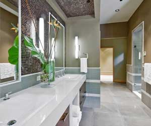 美式田園風(fēng)衛(wèi)生間 家里的一抹小清新