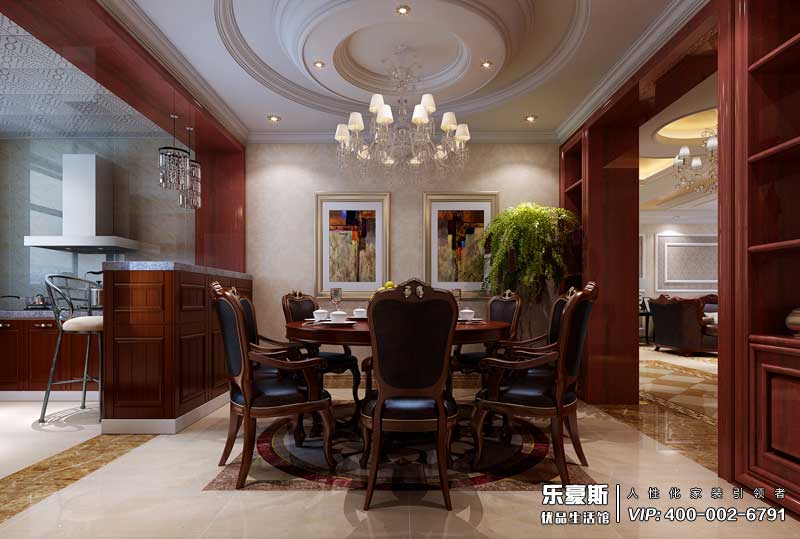 綠園小區(qū)165平米歐式風(fēng)格裝修效果圖