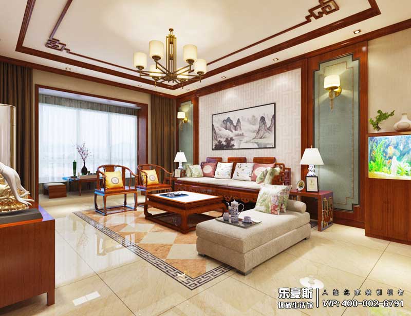 濱河華府139平米簡(jiǎn)中風(fēng)格裝修效果圖