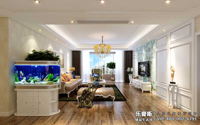 嘉苑190平米簡(jiǎn)歐風(fēng)格裝修效果圖