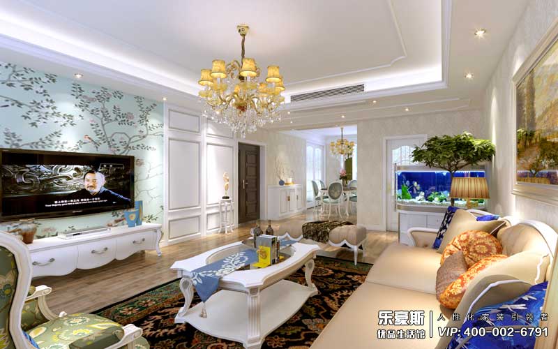 嘉苑190平米簡(jiǎn)歐風(fēng)格裝修效果圖