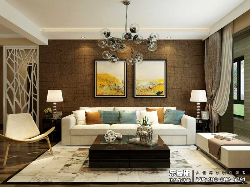 金色里程136平米現(xiàn)代簡約風格裝修效果圖