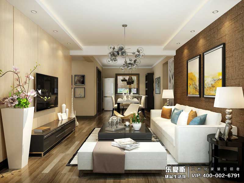 金色里程136平米現(xiàn)代簡約風格裝修效果圖