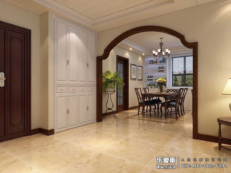 學(xué)府名城美式風(fēng)格裝修效果圖