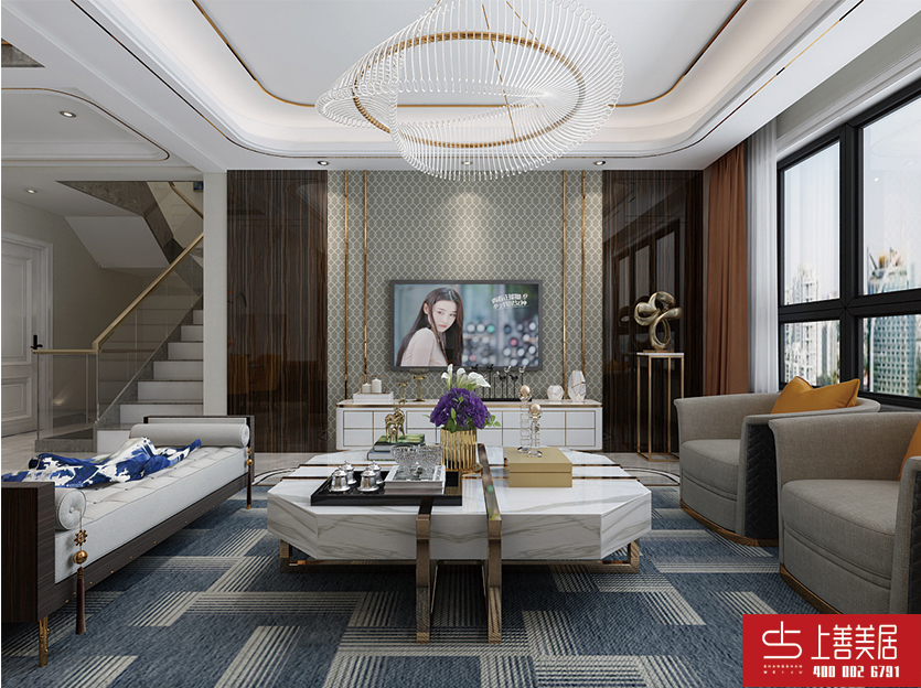 秀水名邸250平別墅現(xiàn)代輕奢