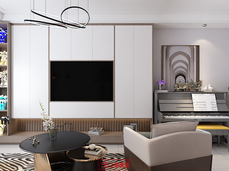 西美華盛80平現(xiàn)代風格