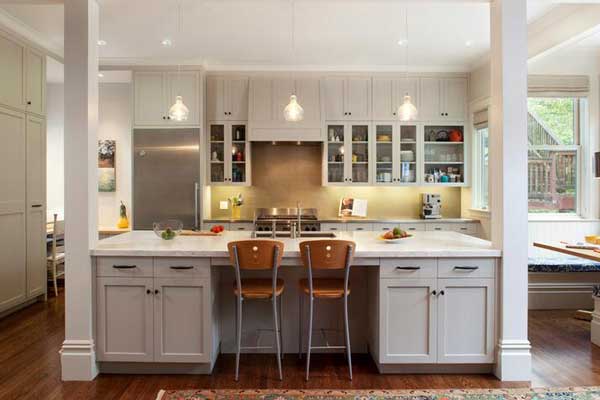 開放式廚房裝修效果圖