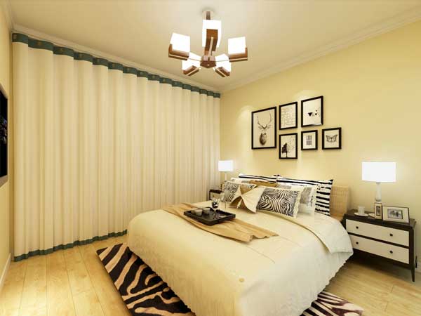 臥室刷漆背景墻