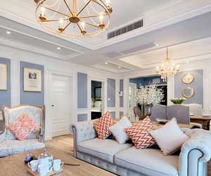 石家莊120平米美式裝修風格 是你喜歡的菜嗎？