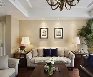 120平米裝修預算 18萬享受自由淡雅美式風！