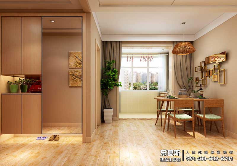 保利98平米B5無印良品裝修效果圖