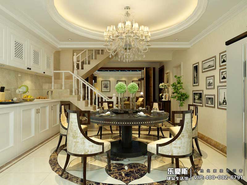 天下錦城300平米簡(jiǎn)歐風(fēng)格裝修效果圖