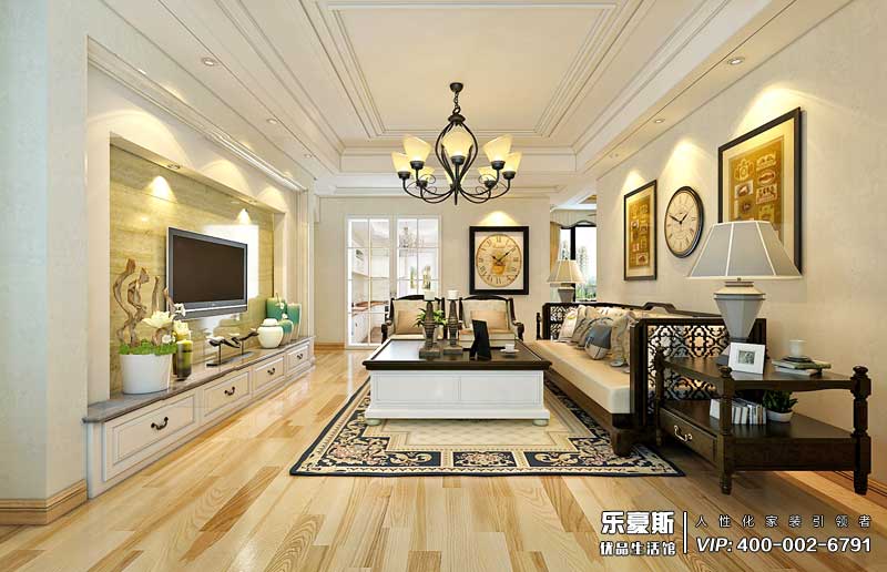 瑞城160平米混搭風(fēng)格裝修效果圖