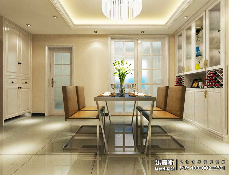 中廈御園125平米簡(jiǎn)歐風(fēng)格裝修效果圖