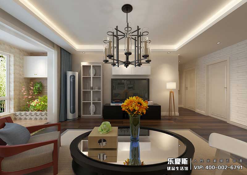 天海譽(yù)天下139平米北歐風(fēng)格裝修效果圖