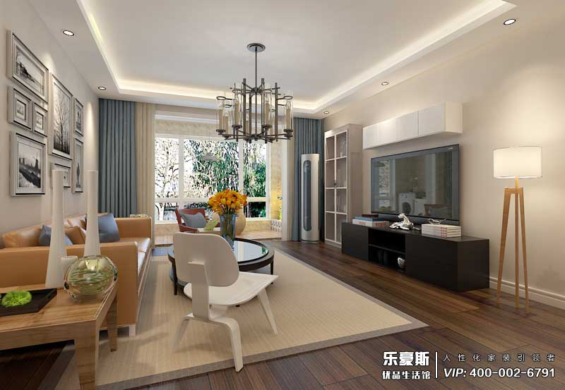 天海譽(yù)天下139平米北歐風(fēng)格裝修效果圖