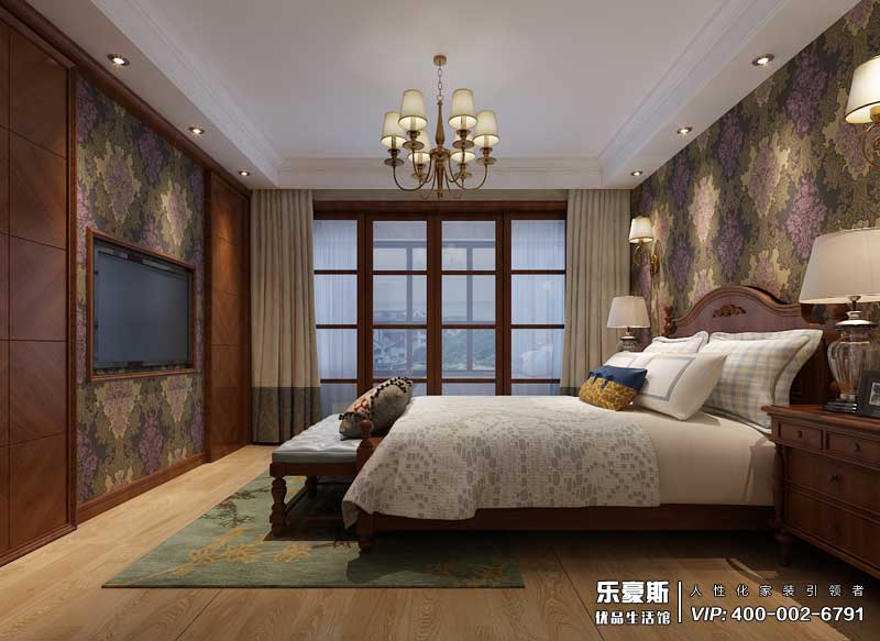 碧桂園180平米美式風格裝修效果圖