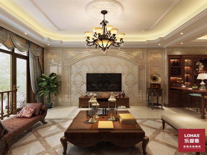 石家莊恒大華府美式風(fēng)格裝修效果圖