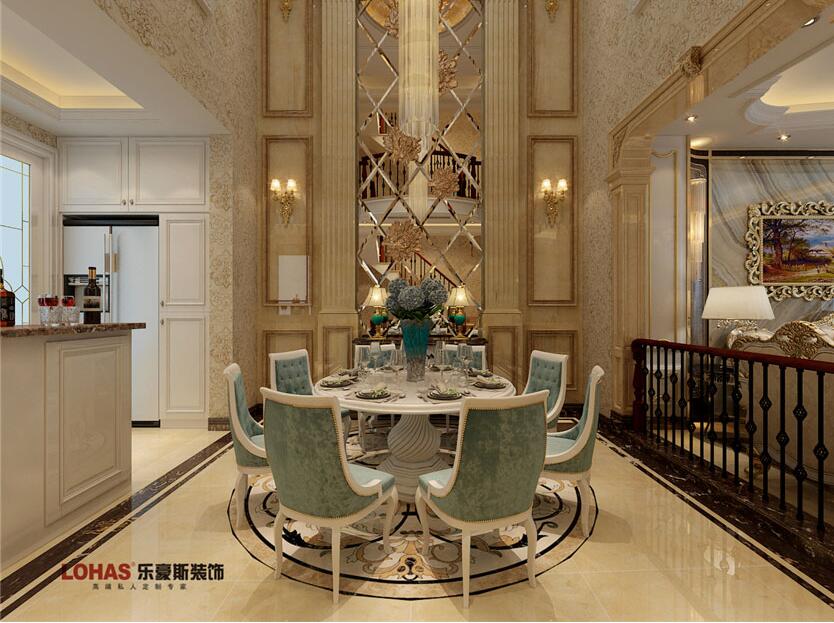 石家莊紅石原著別墅歐式風(fēng)格裝修效果圖