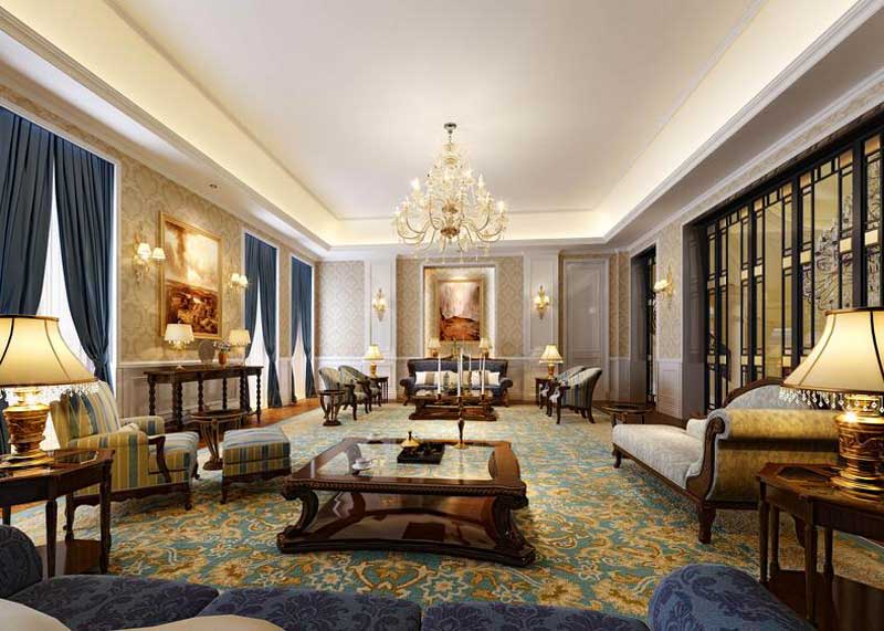 英式田園風(fēng)格別墅裝修效果圖