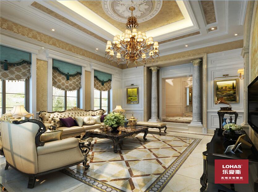 西山一號歐式風格別墅裝修效果圖