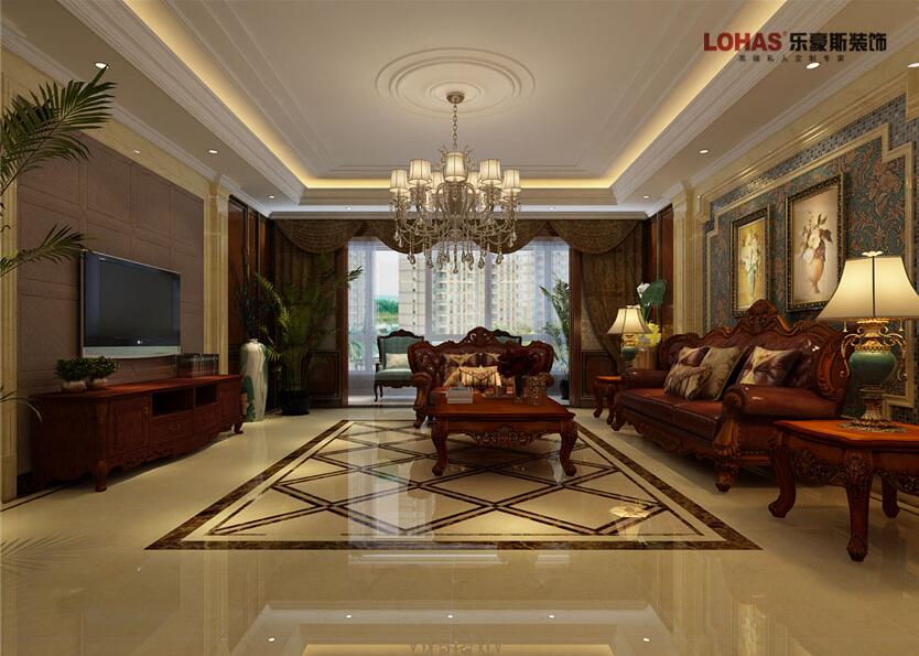 赫石府美式風(fēng)格別墅裝修效果圖