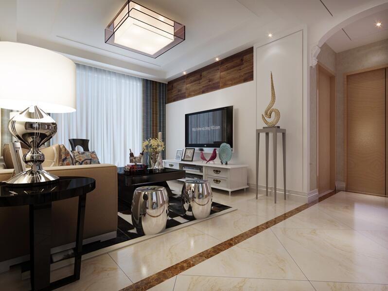 簡(jiǎn)約電視墻裝修效果圖