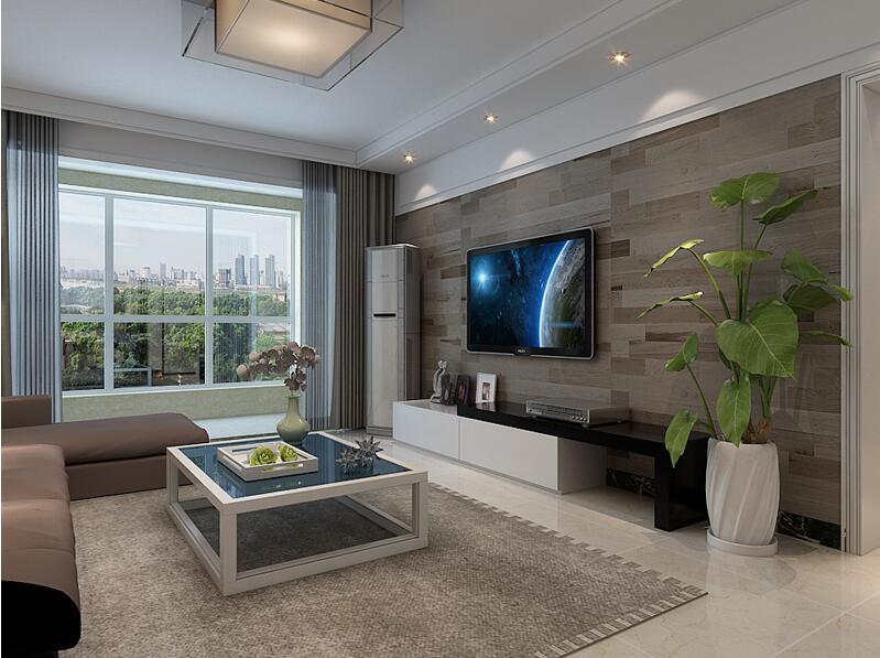 簡(jiǎn)約電視墻裝修效果圖