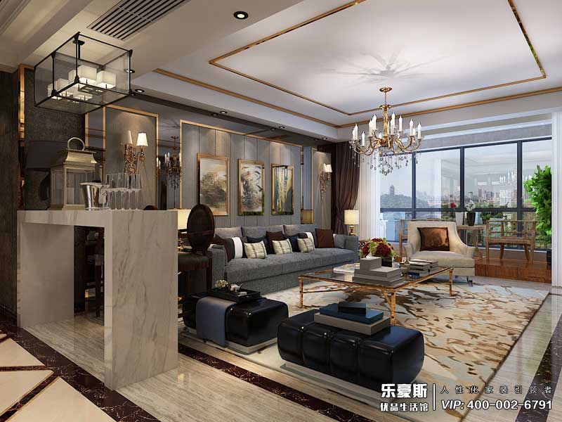 學(xué)府名城后奢風(fēng)格裝修設(shè)計(jì)