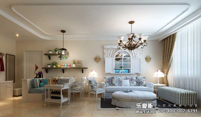 藍(lán)山國(guó)際田園風(fēng)格裝修