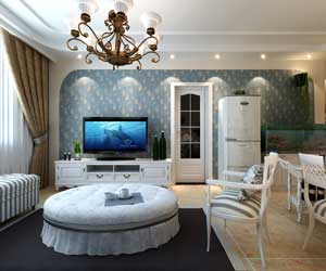 石家莊藍(lán)山國(guó)際裝修，小清新的田園風(fēng)