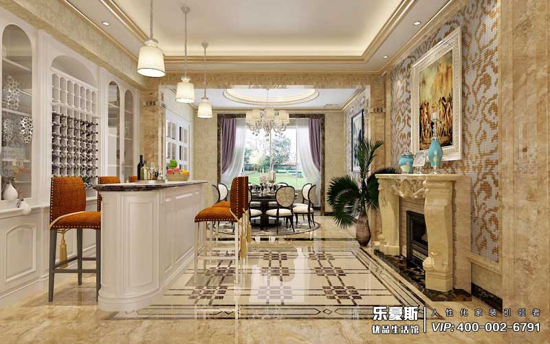 星河盛世350平米法式風格裝修效果圖