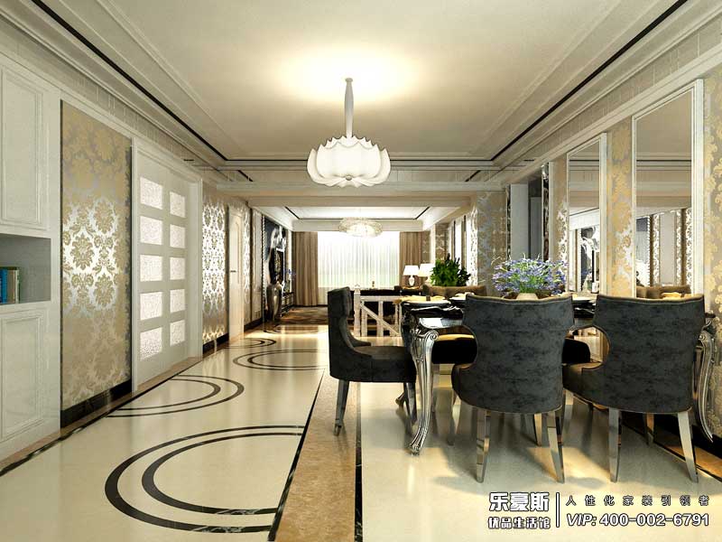 天下錦城300平米簡(jiǎn)歐風(fēng)格裝修