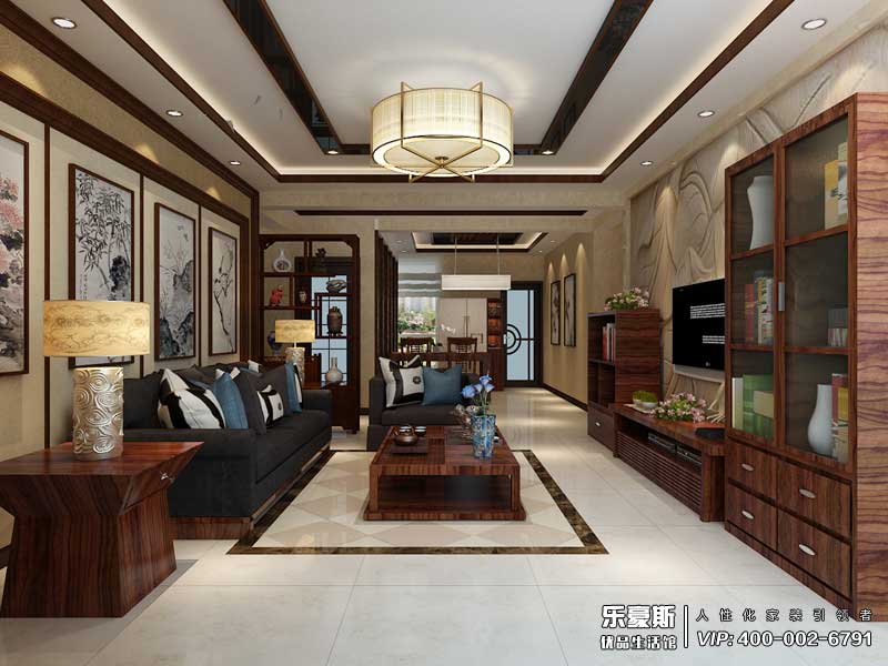 林蔭大院新中式風格裝修