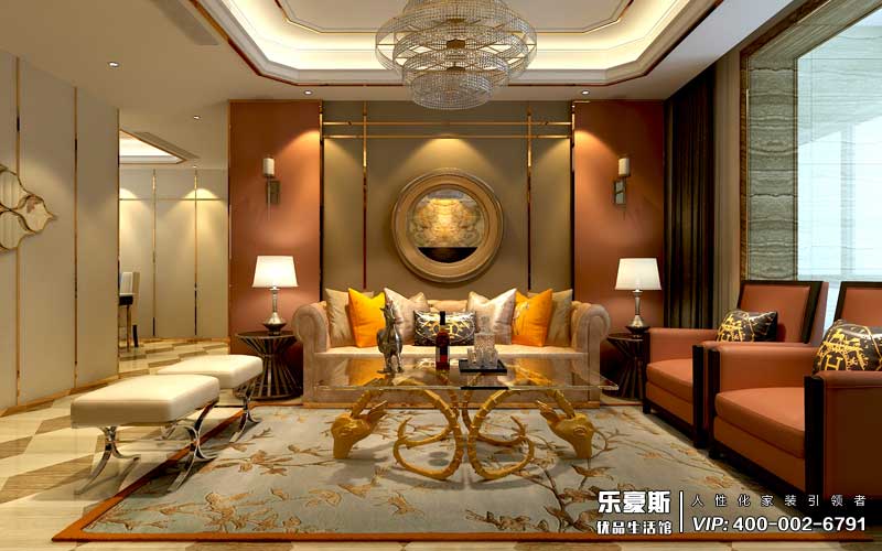 星湖國際花園后奢風格裝修效果圖