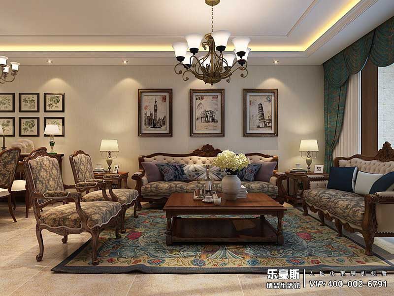 盛紫中央公園美式風(fēng)格裝修設(shè)計(jì)