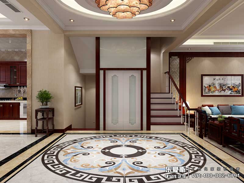 鑫界王府470平米混搭風格裝修效果圖