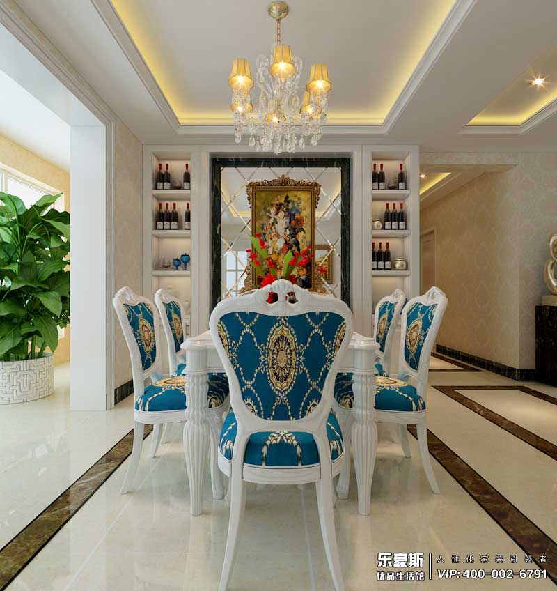 天山國賓一號簡歐風(fēng)格裝修效果圖