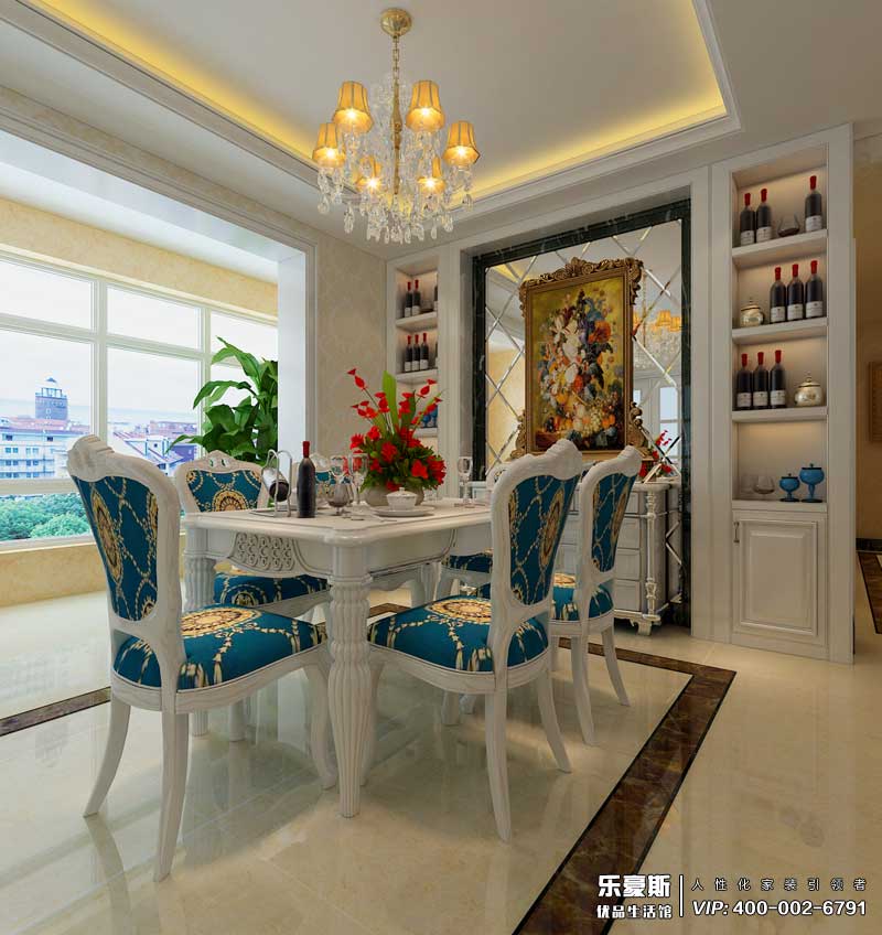 天山國賓一號簡歐風(fēng)格裝修效果圖