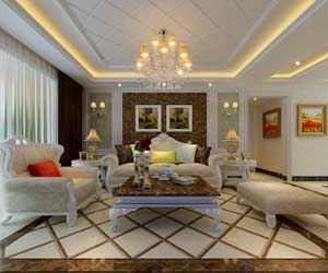 天山國(guó)賓一號(hào)簡(jiǎn)歐風(fēng)格裝修效果圖