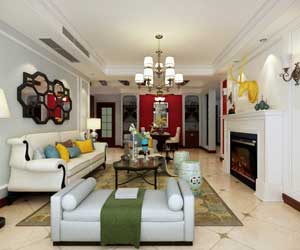 鑫界王府美式田園風(fēng)格裝修，超自然的田園風(fēng)