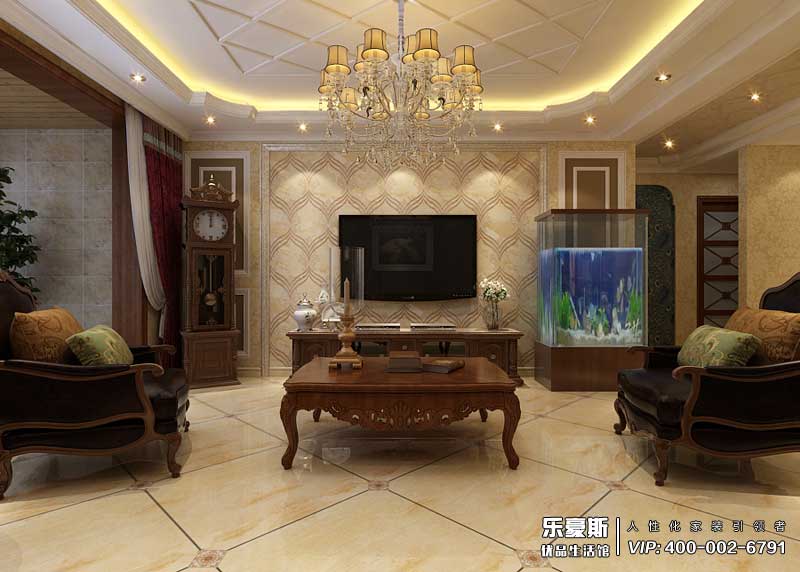 河北國際商會廣場歐式風格裝修效果圖