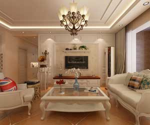 林蔭大院美式風(fēng)格裝修效果圖，在家也能感受大自然