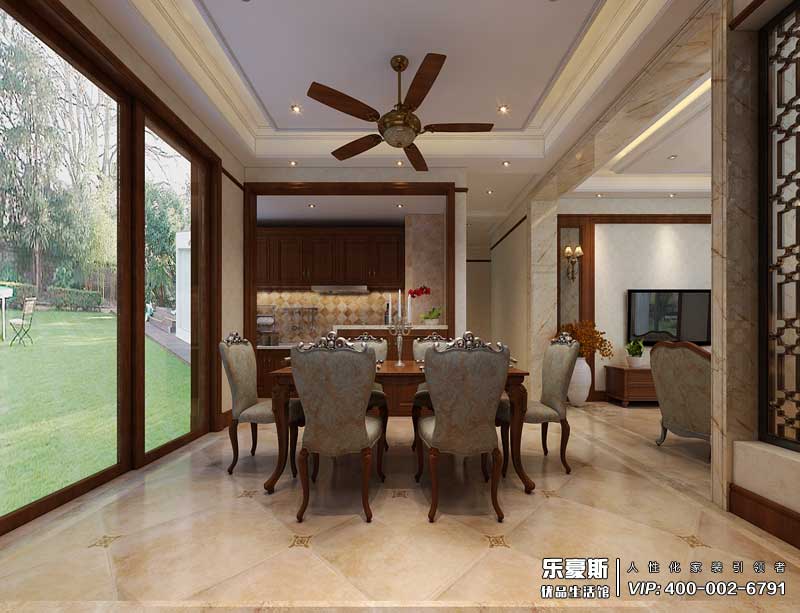 中儲(chǔ)七星公館美式風(fēng)格裝修效果圖