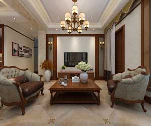 中儲(chǔ)七星公館美式風(fēng)格裝修效果圖