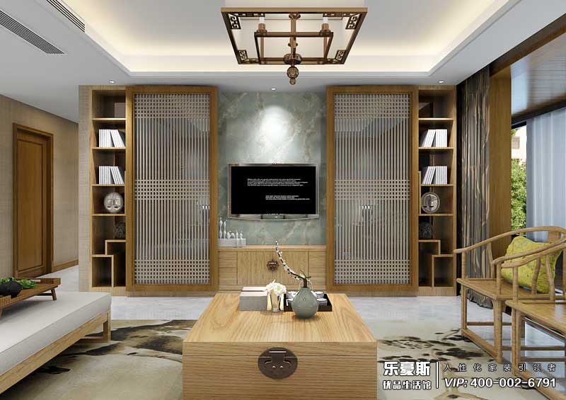 鑫界王府新中式風(fēng)格裝修效果圖