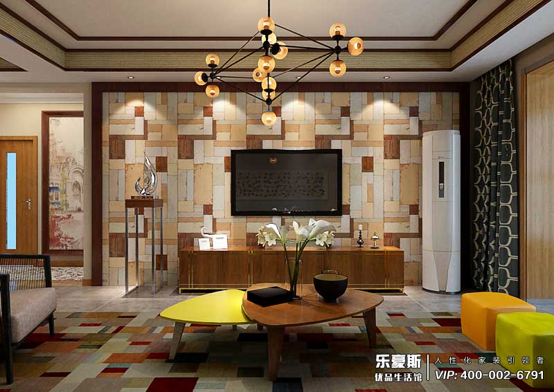 國仕山新中式風(fēng)格裝修效果圖