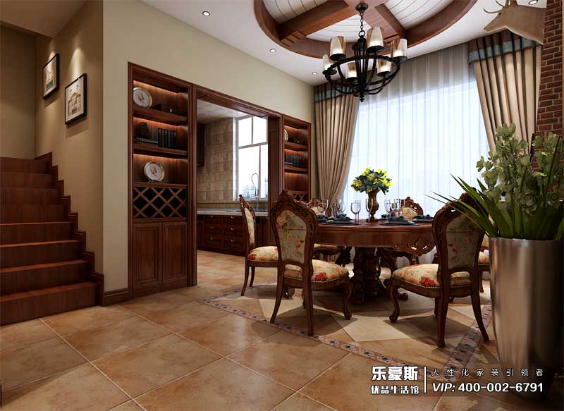 中儲七星公館美式風(fēng)格裝修效果圖